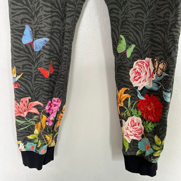 Johnny Was Sweatpants Blooming Breeze Terry Jogger Size S Floral JW Los Angeles - Picture 6 of 12